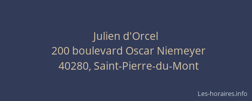 Julien d'Orcel