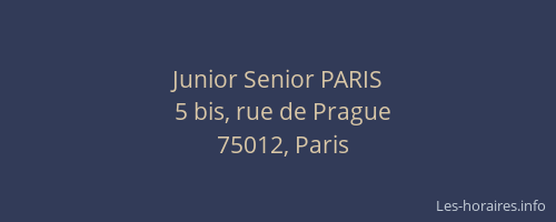 Junior Senior PARIS