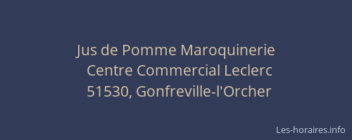 Jus de Pomme Maroquinerie