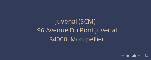 Juvénal (SCM)