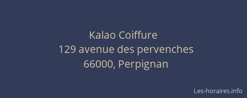 Kalao Coiffure