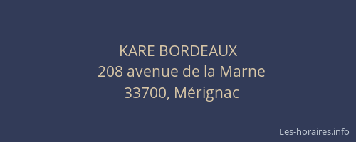 KARE BORDEAUX