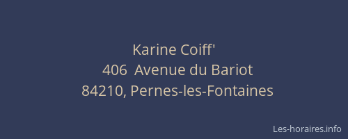 Karine Coiff'