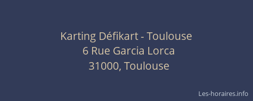 Karting Défikart - Toulouse