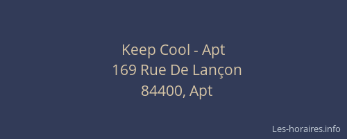 Keep Cool - Apt