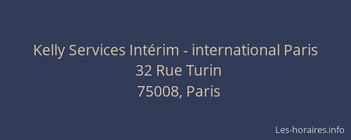 Kelly Services Intérim - international Paris