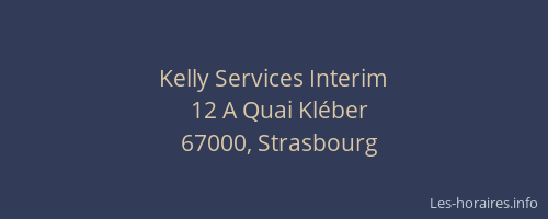 Kelly Services Interim