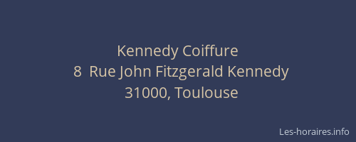 Kennedy Coiffure