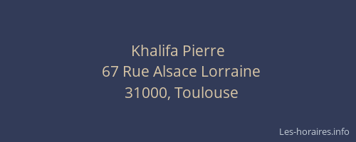 Khalifa Pierre