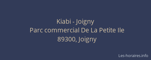 Kiabi - Joigny