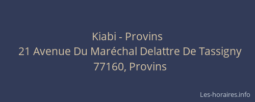 Kiabi - Provins