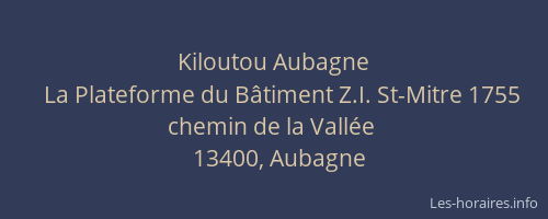 Kiloutou Aubagne