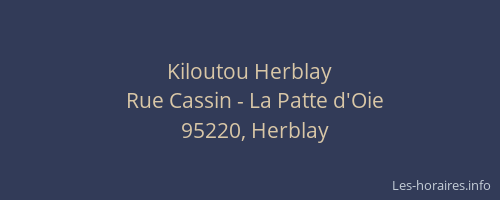 Kiloutou Herblay