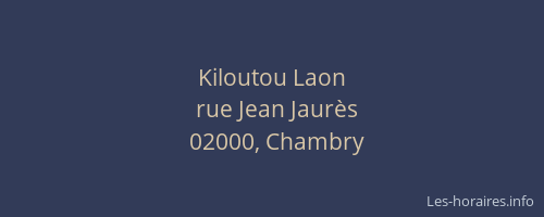 Kiloutou Laon