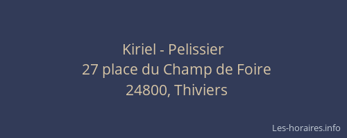 Kiriel - Pelissier