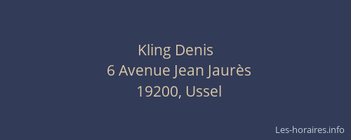 Kling Denis