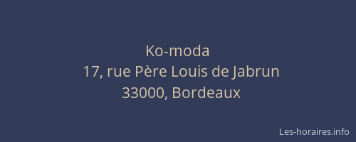 Ko-moda