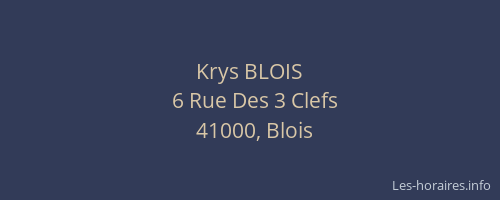 Krys BLOIS