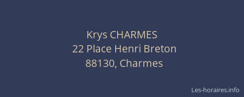 Krys CHARMES