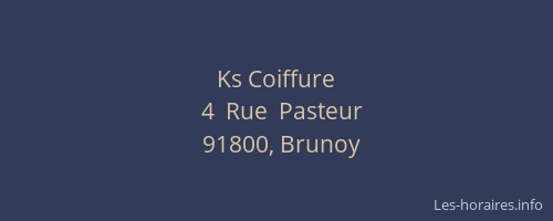 Ks Coiffure