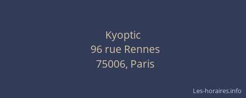 Kyoptic