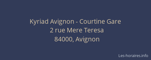 Kyriad Avignon - Courtine Gare