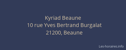 Kyriad Beaune