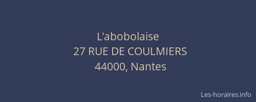 L'abobolaise