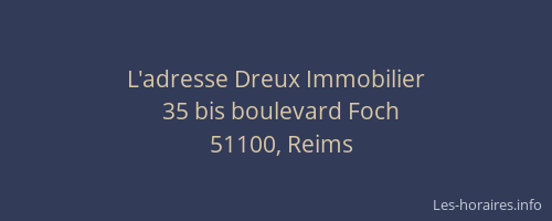 L'adresse Dreux Immobilier