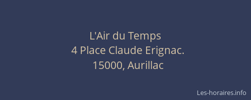 L'Air du Temps