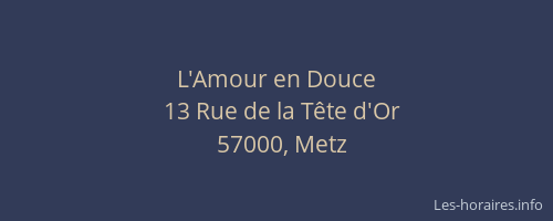 L'Amour en Douce