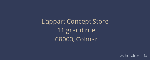 L'appart Concept Store