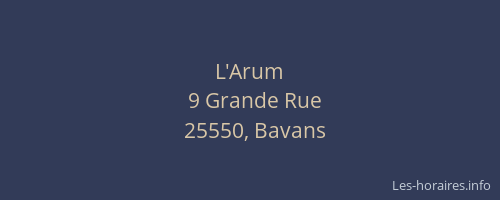 L'Arum
