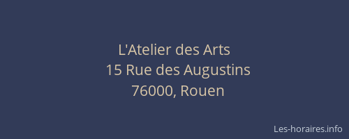 L'Atelier des Arts