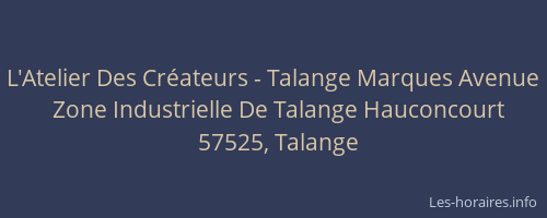 L'Atelier Des Créateurs - Talange Marques Avenue