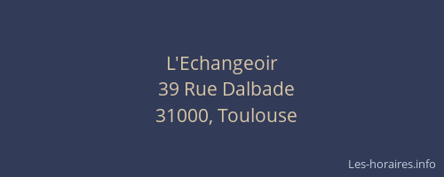 L'Echangeoir