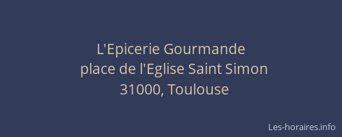 L'Epicerie Gourmande