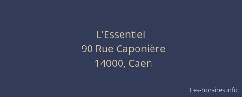 L'Essentiel