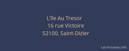 L'île Au Tresor