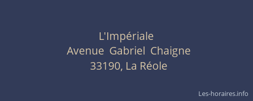 L'Impériale