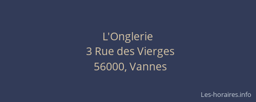 L'Onglerie