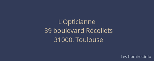 L'Opticianne