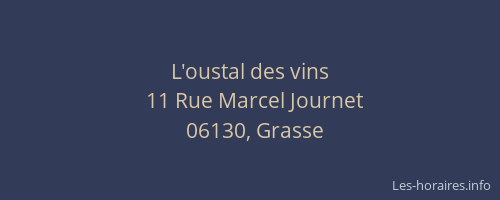 L'oustal des vins