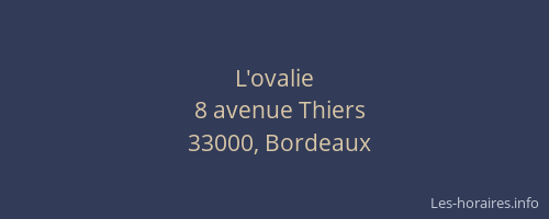 L'ovalie