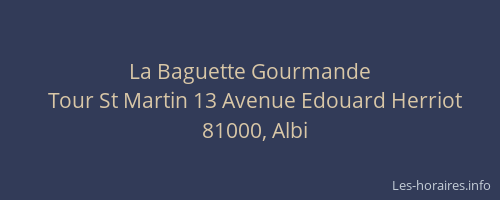 La Baguette Gourmande