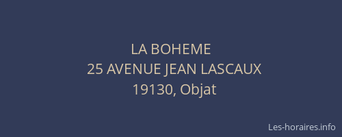 LA BOHEME