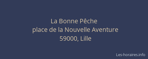 La Bonne Pêche