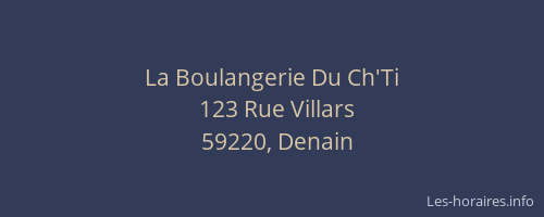 La Boulangerie Du Ch'Ti