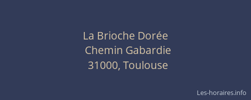 La Brioche Dorée