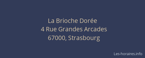 La Brioche Dorée